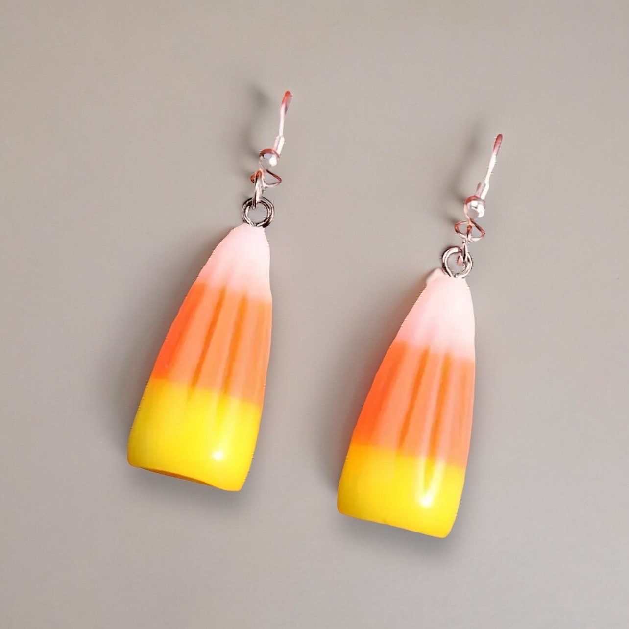 CANDY CORN DANGLE EARRINGS