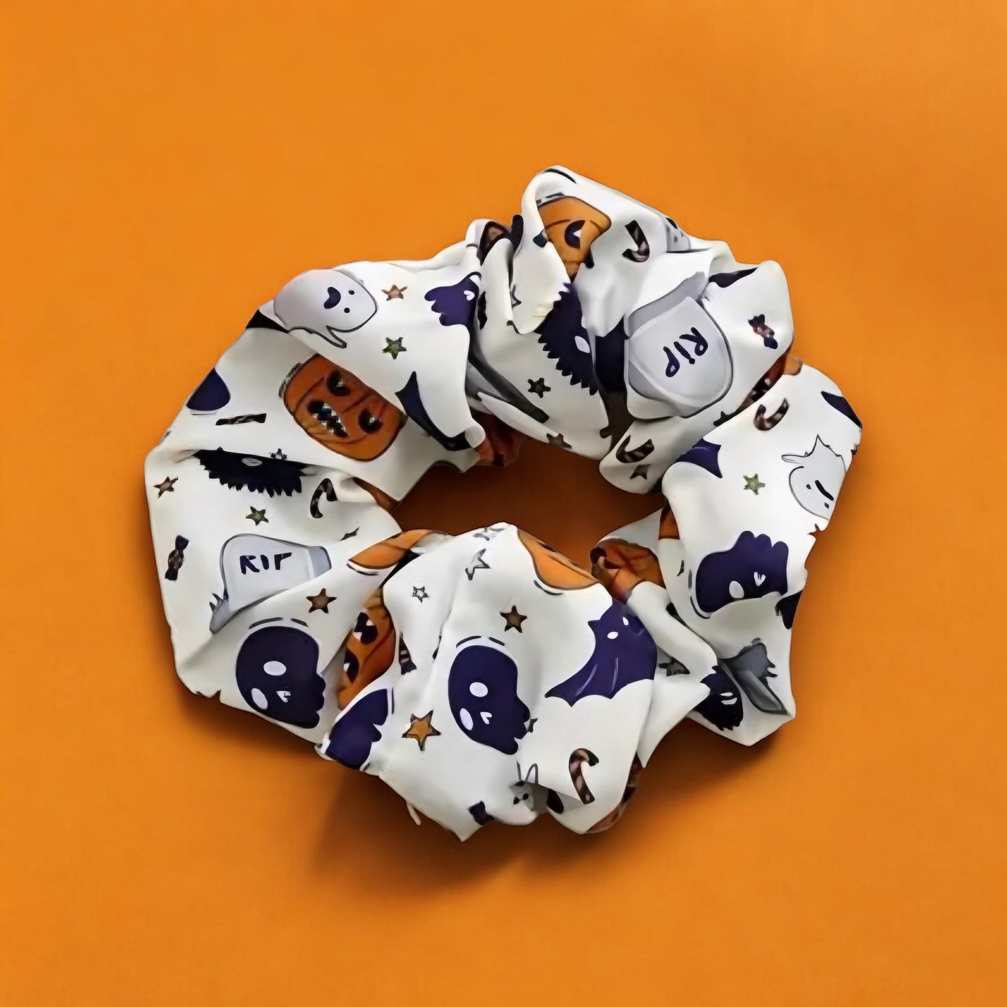 HALLOWEEN PRINT SCRUNCHIES