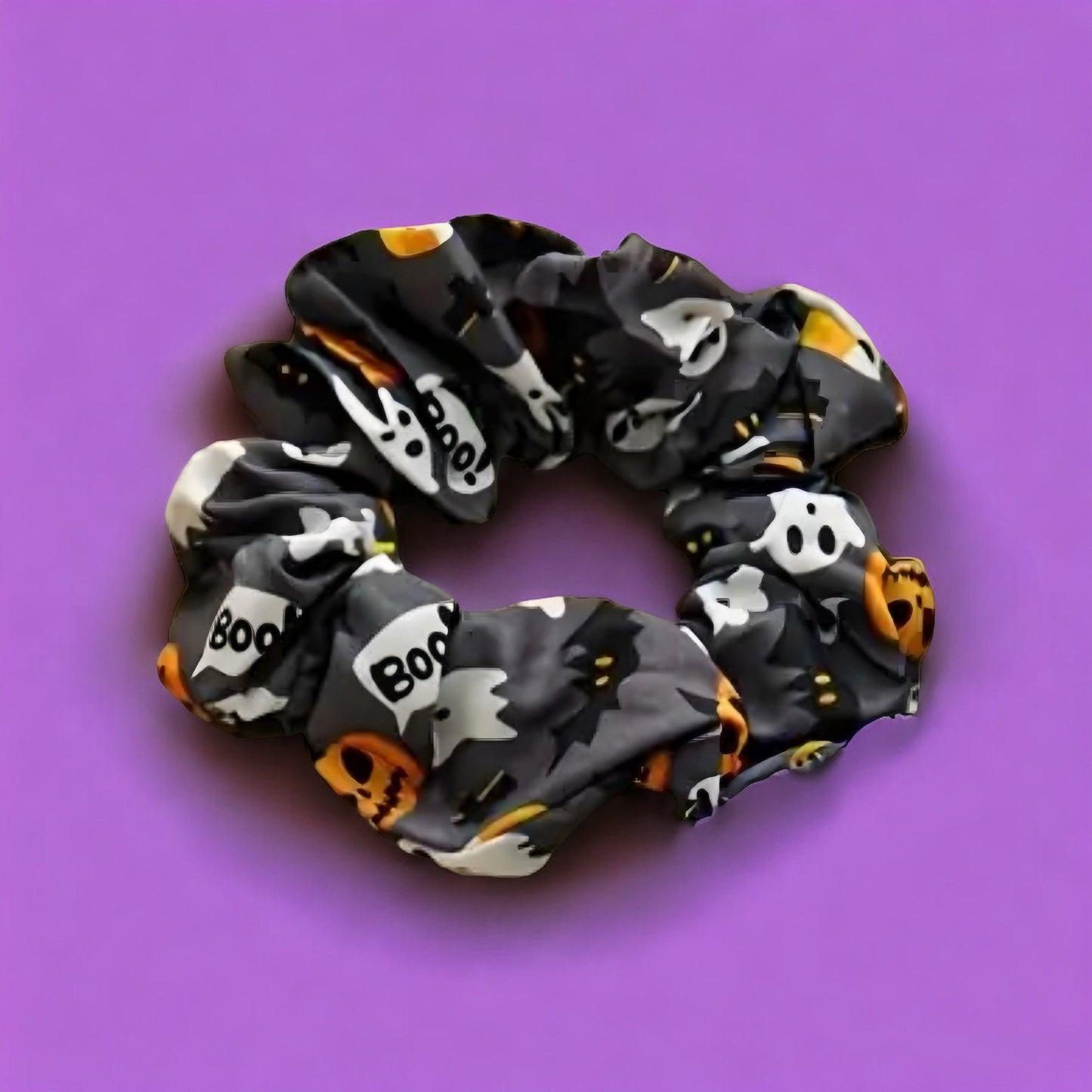 HALLOWEEN PRINT SCRUNCHIES