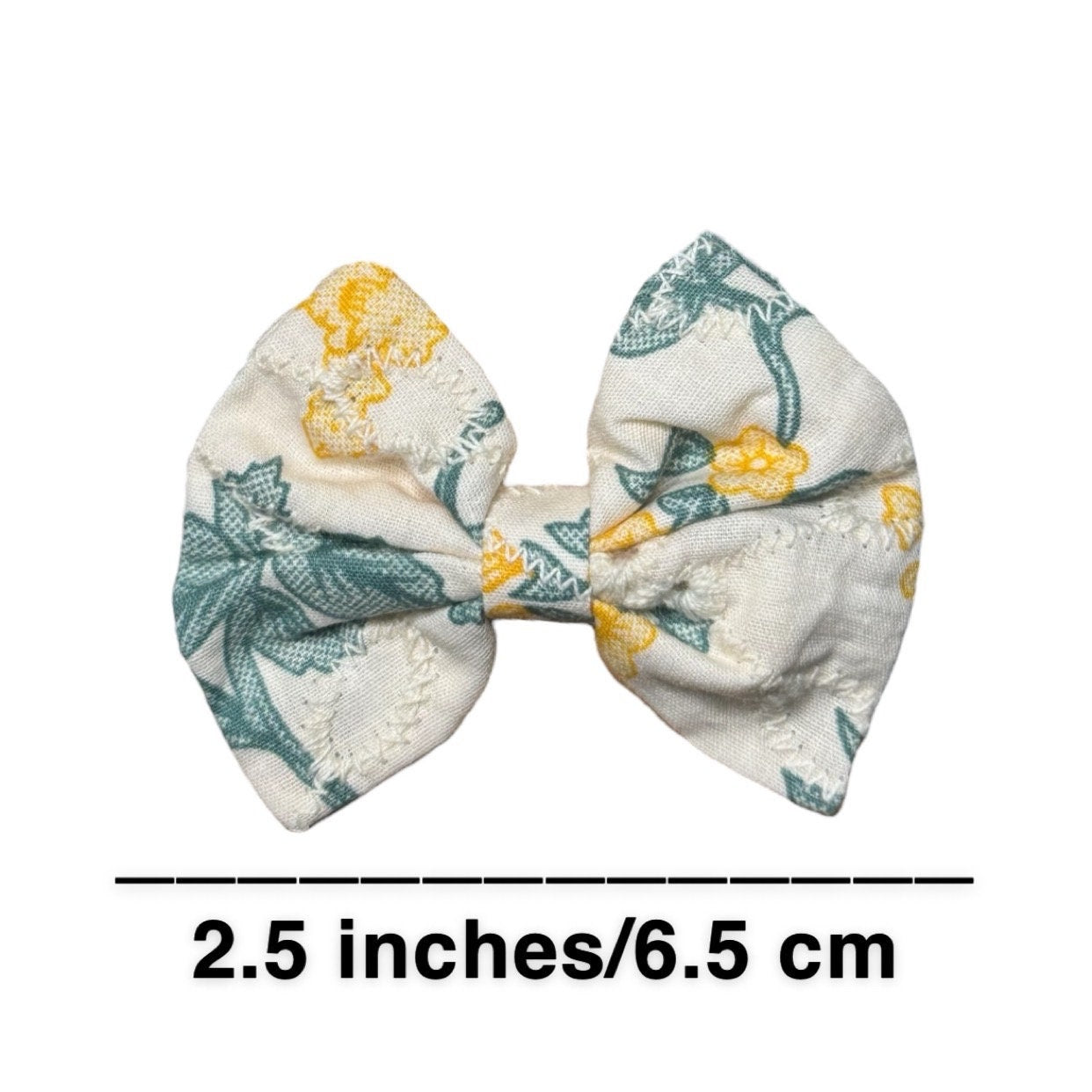 SPRING FABRIC HAIR BOWS