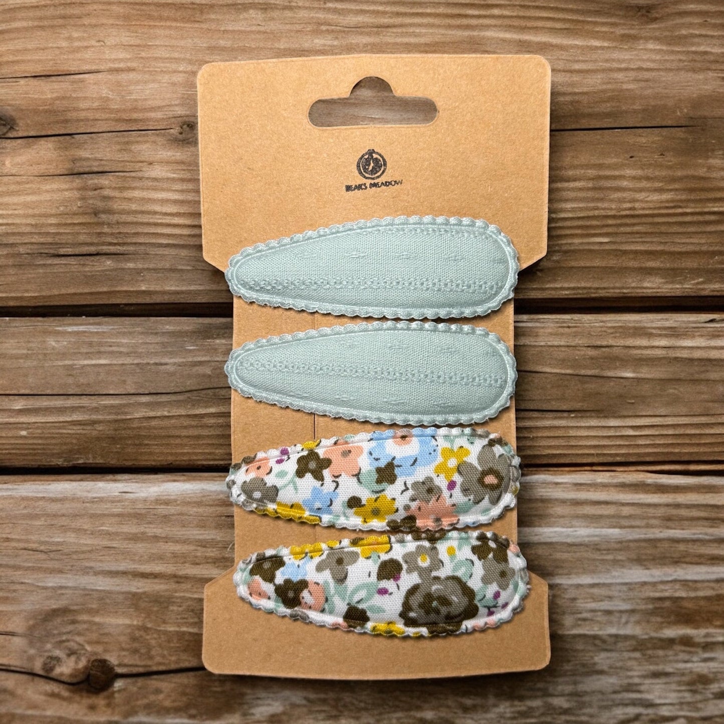 SPRING FABRIC BARRETTES