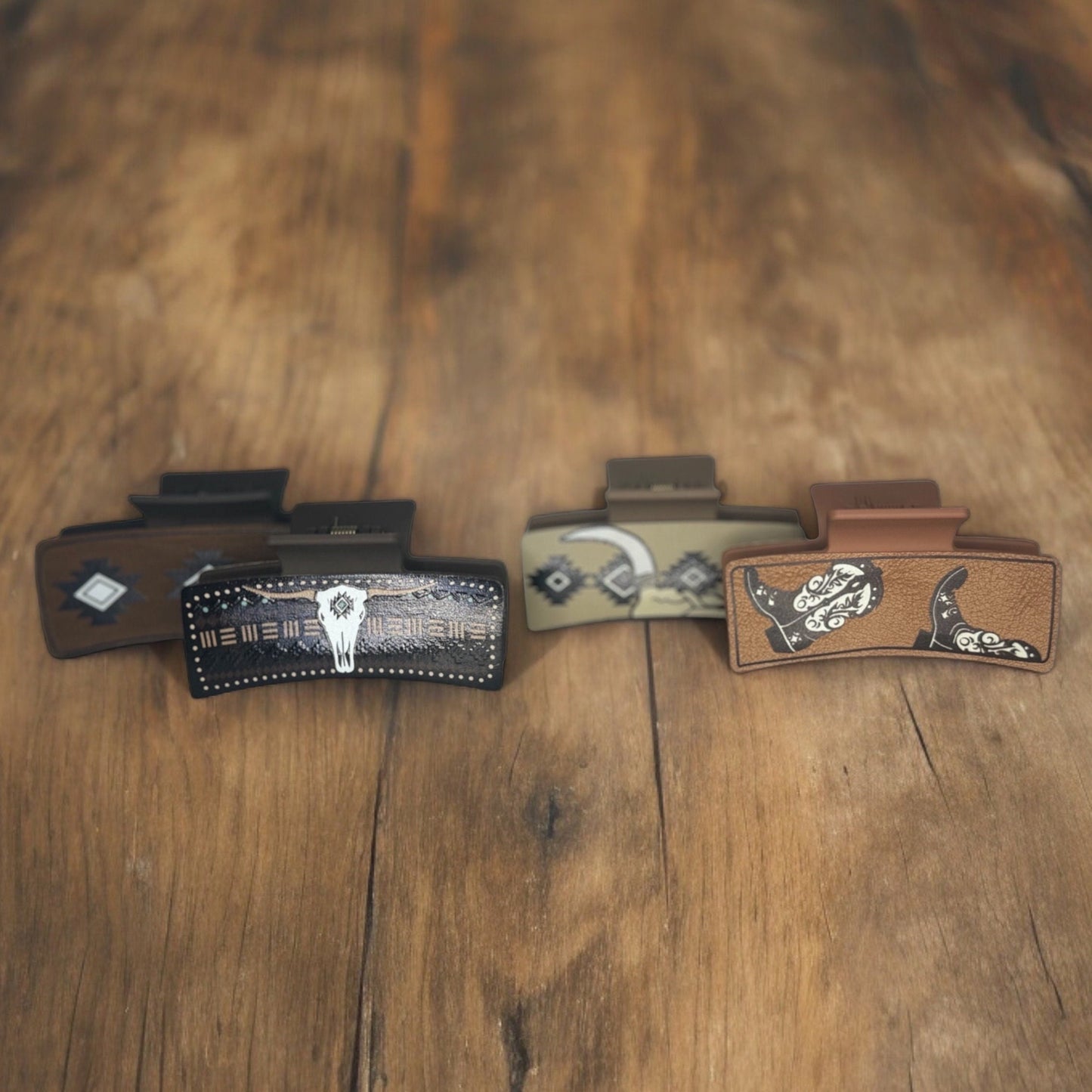 COUNTRY WESTERN CLAW CLIPS