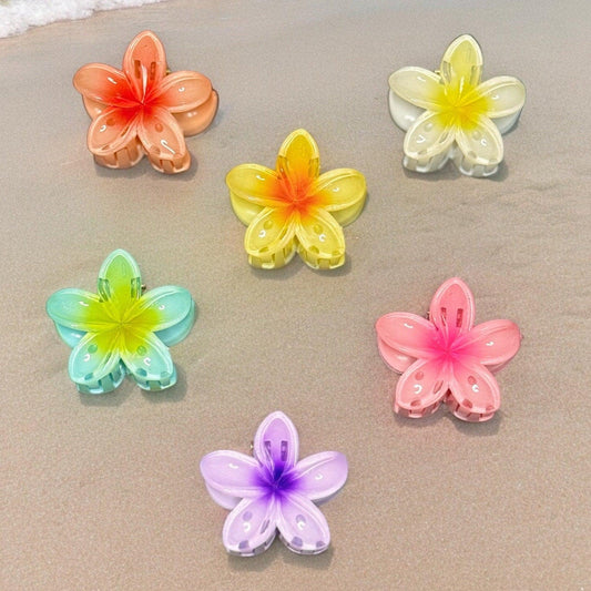 Mini Summer Flower Claw Clip