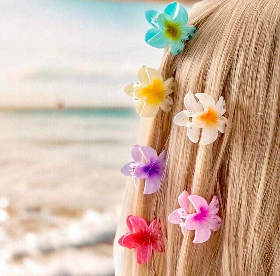 Mini Summer Flower Claw Clip