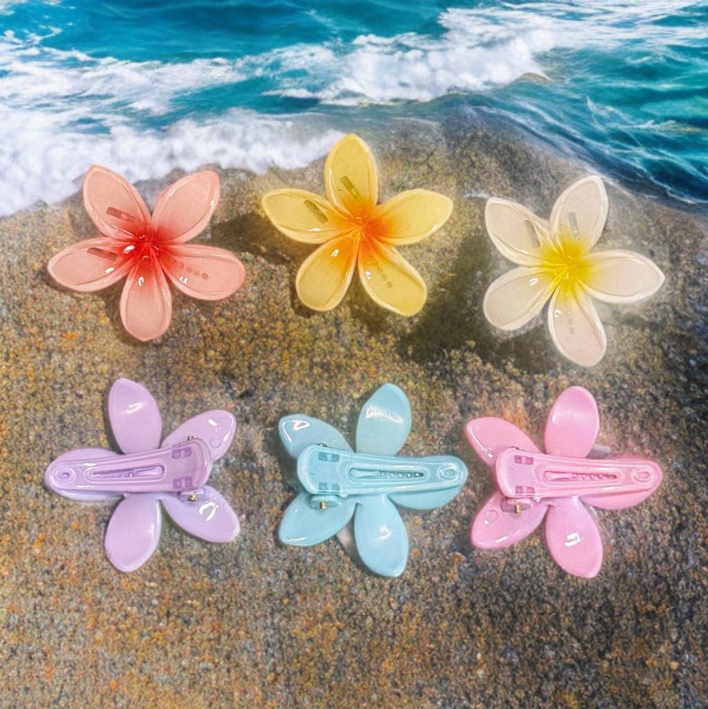 Mini Summer Flower Hair Barrettes